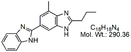 Telmisartan Dibenzimidazole N-Desmethyl Impurity